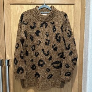 Leopard print sweater